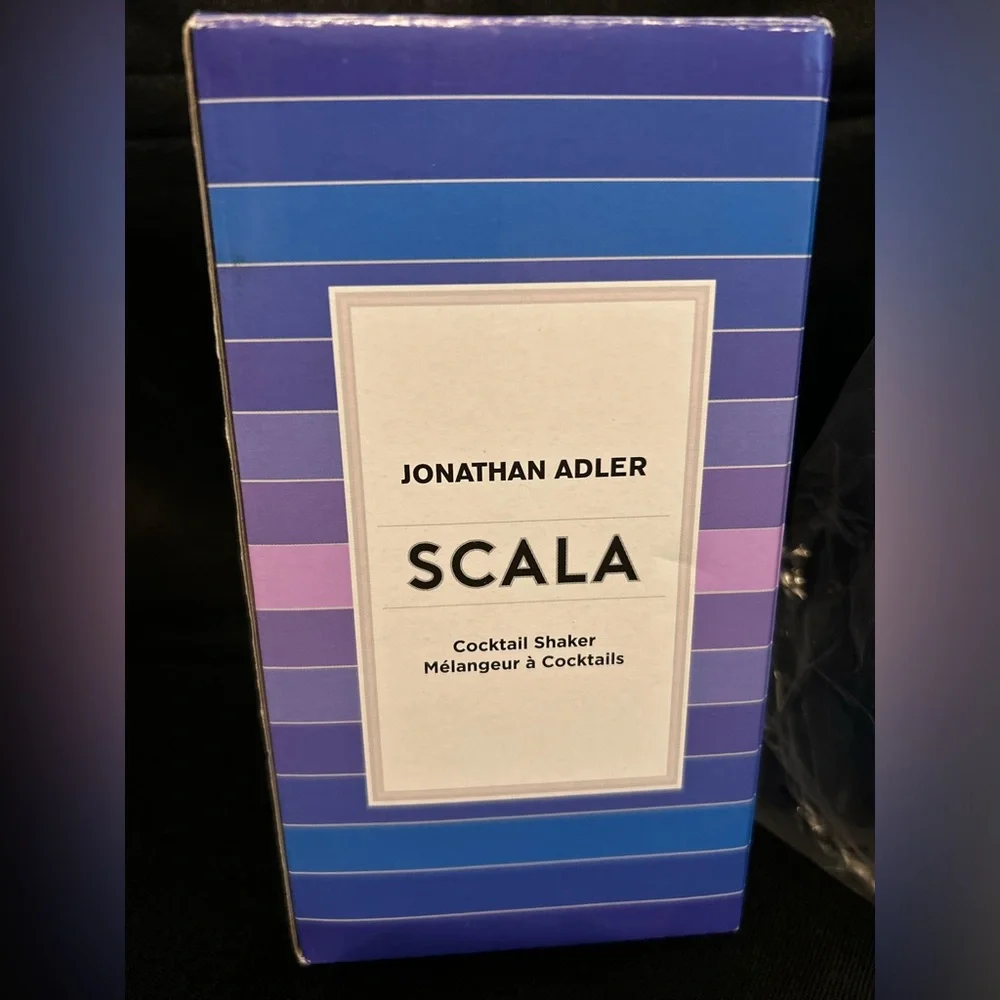 Jonathan Adler Scala Cocktail Shaker Bar Accessories